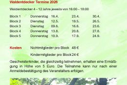 Jahresprogramm 2026